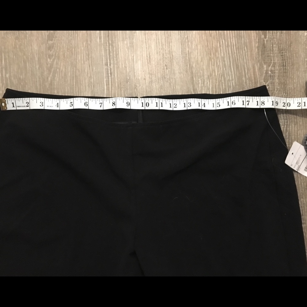 Bisou Bisou Black work pants 14 NWT - Picture 7 of 7